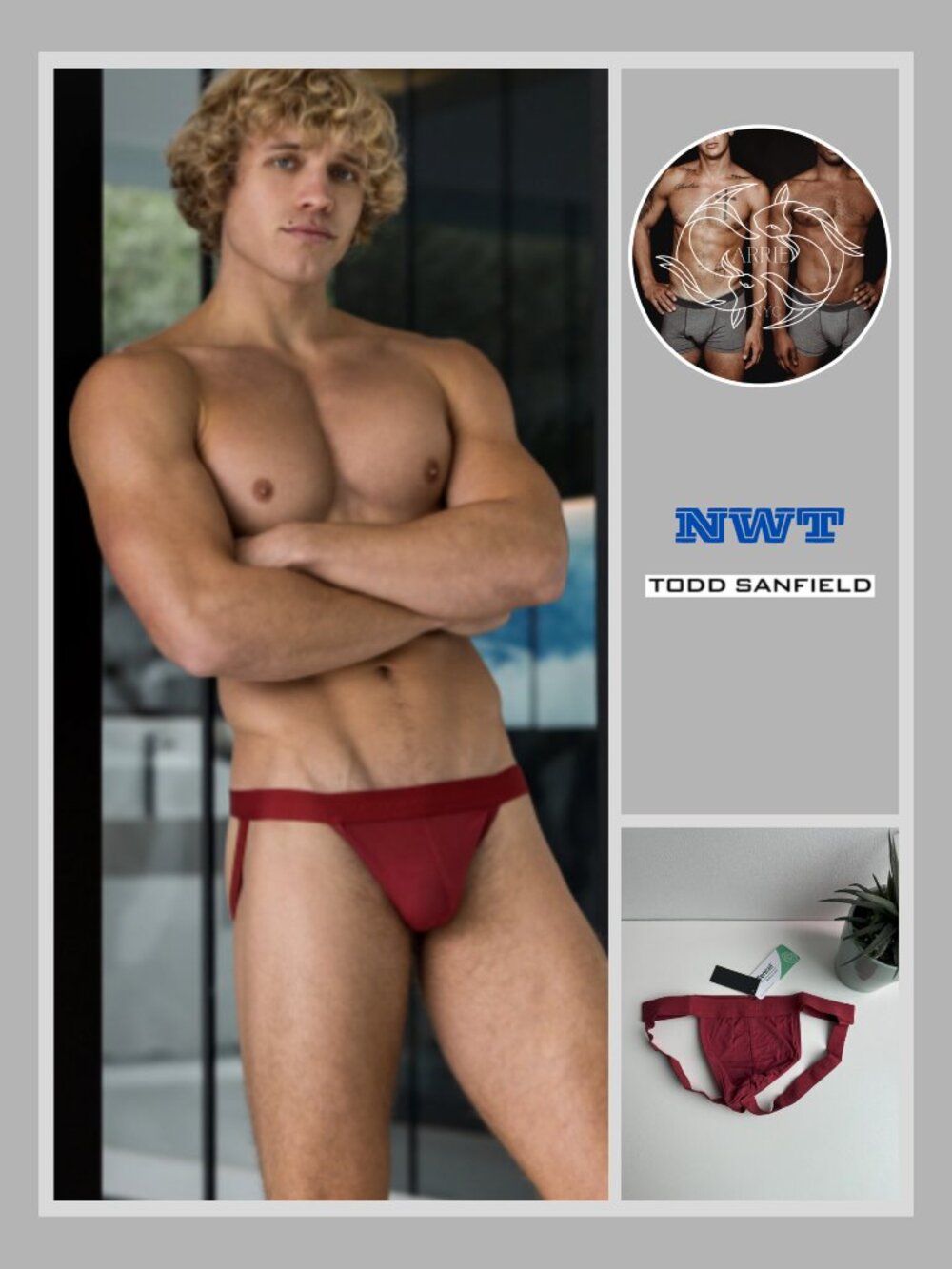Todd Sanfield - Essential Jock - Dark Brick Red (M)